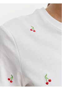 only - ONLY T-Shirt Ketty 15288473 Biały Regular Fit. Kolor: biały. Materiał: bawełna #3