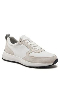 Geox Sneakersy U Volpiano U45GCA 02211 C1209 Biały. Kolor: biały. Materiał: skóra
