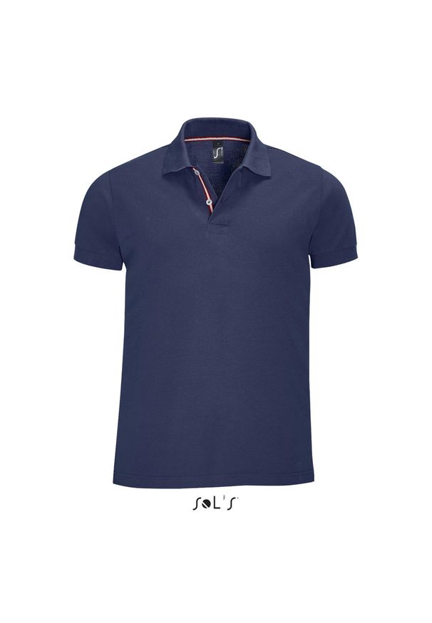 SOL'S - Polo Sol's Patriot. Typ kołnierza: polo. Kolor: niebieski. Materiał: bawełna