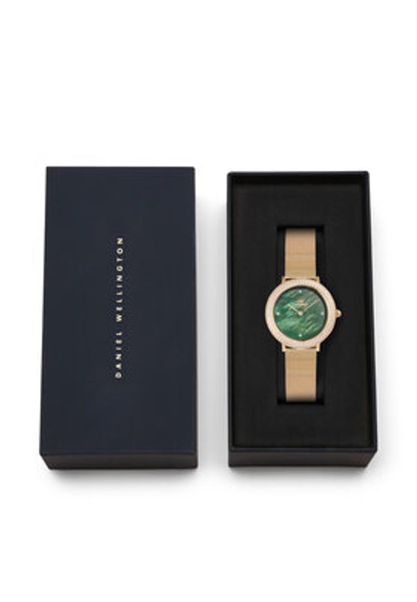 Daniel Wellington Zegarek Crystalline Bezel 3 DW00100824 Złoty. Kolor: złoty