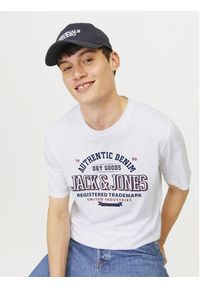 Jack & Jones - Jack&Jones T-Shirt Logo 12254862 Biały Standard Fit. Kolor: biały. Materiał: bawełna #7