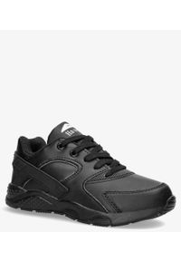 Casu - Czarne buty sportowe sznurowane casu ld34c-6. Kolor: czarny