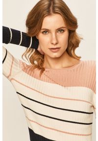 only - Only - Sweter. Kolor: różowy. Materiał: nylon, dzianina, wiskoza #2