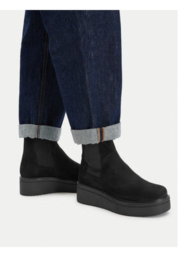 Vagabond Shoemakers - Vagabond Botki Tara 4846-150-20 Czarny. Kolor: czarny. Materiał: nubuk, skóra