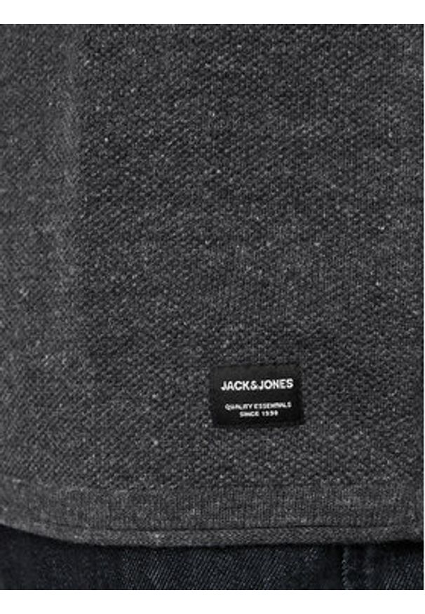Jack & Jones - Jack&Jones Sweter Hill 12157321 Szary Regular Fit. Kolor: szary. Materiał: bawełna