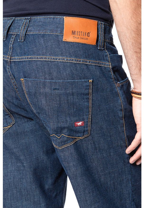 Mustang - SPODENKI MUSTANG Denim Bermuda 1009615 5000 880. Materiał: denim