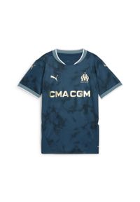 Puma - Dziecięca koszulka wyjazdowa OM 2024/25. Kolor: niebieski
