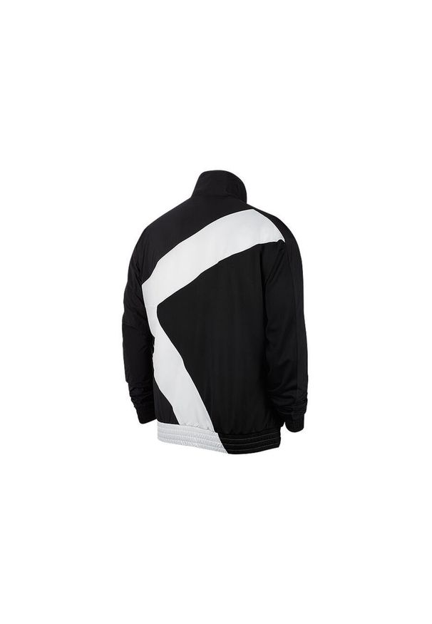 Nike - Kurtka męska nike air jordan wings diamond jacket black white. Kolor: czarny. Sport: bieganie