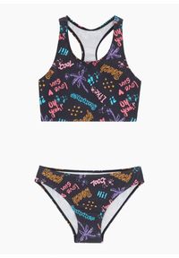 bonprix - Bikini (2 części). Kolor: czarny. Materiał: materiał