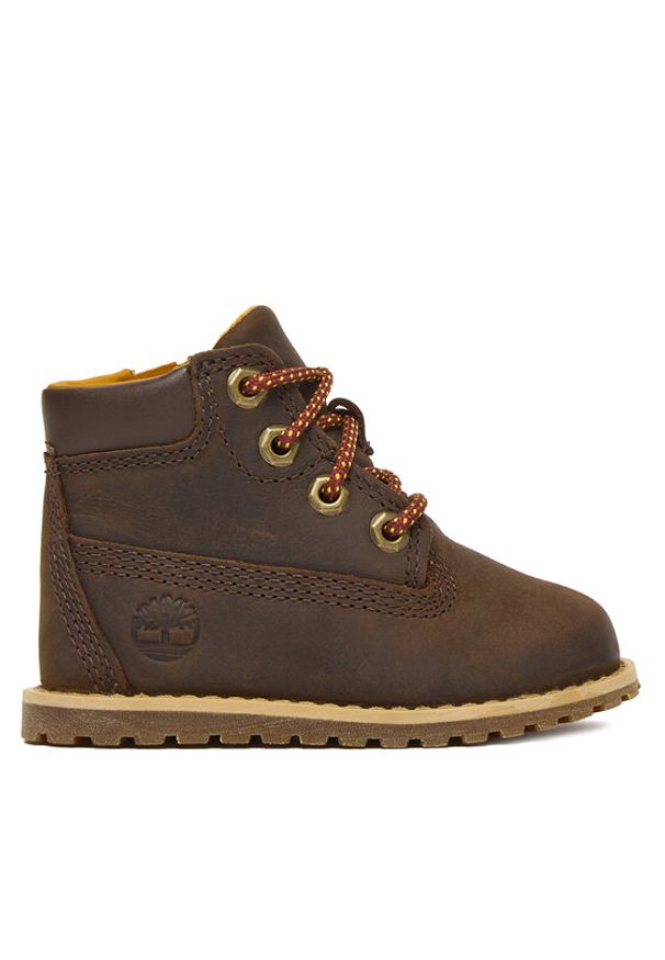 Timberland Trzewiki Pokey Pine 6In Boot With TB0A2NC39311 Brązowy. Kolor: brązowy. Materiał: skóra