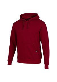 Joma - Bluza dresowa sportowa męska Montana Hoodie. Kolor: brązowy, wielokolorowy, czerwony. Materiał: poliester, bawełna