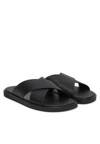 Armani Exchange Klapki XM002619 AF10848 UC001 Czarny. Kolor: czarny. Materiał: skóra #4