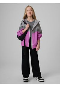 4f - 4F Kurtka przejściowa dziewczęca - różowa 146 (10-11 lat). Kolor: fioletowy. Materiał: materiał. Sezon: lato #2