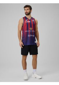 4f - 4F Koszulka meczowa replika wyjazdowa z sezonu 2025/26 męska 4F x King Szczecin - granatowa 3XL. Kolor: niebieski. Materiał: materiał. Wzór: nadruk. Sport: fitness, koszykówka #2