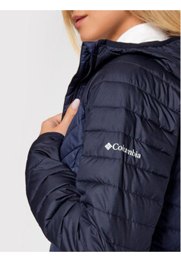 columbia - Columbia Kurtka przejściowa Powder Lite 1699071 Granatowy Slim Fit. Kolor: niebieski. Materiał: syntetyk