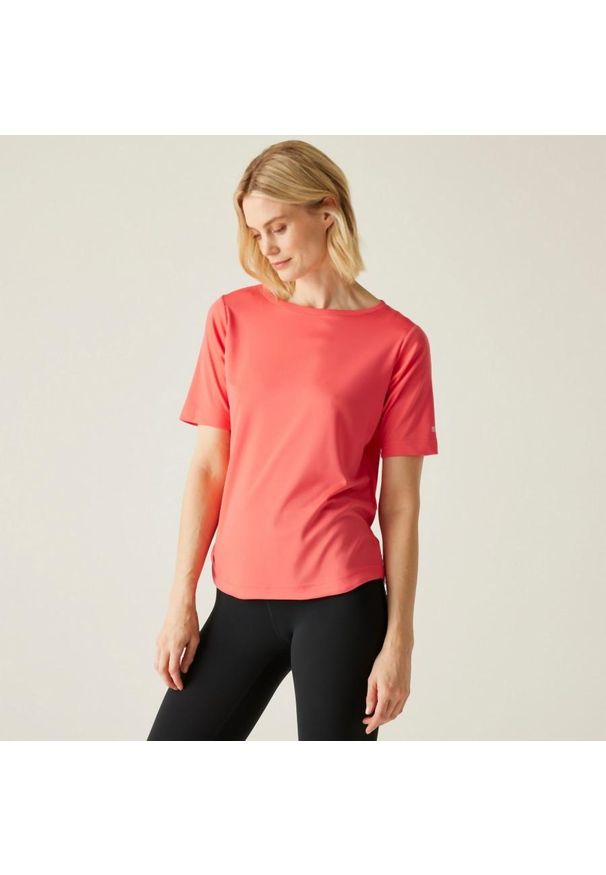 Regatta - Koszulka turystyczna damska Botanna. Kolor: pomarańczowy. Materiał: poliester