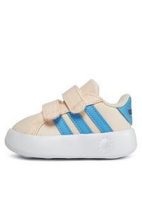 Adidas - adidas Sneakersy Grand Court 2.0 Kids ID5262 Beżowy. Kolor: beżowy