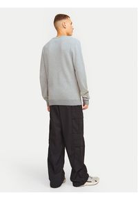 Jack & Jones Sweter Globe 12258139 Szary Regular Fit. Kolor: szary. Materiał: bawełna #7