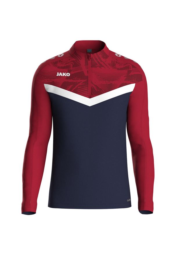 Dziecięca bluza dresowa zapinana na zamek Jako Iconic. Kolor: wielokolorowy, niebieski, czerwony. Materiał: dresówka