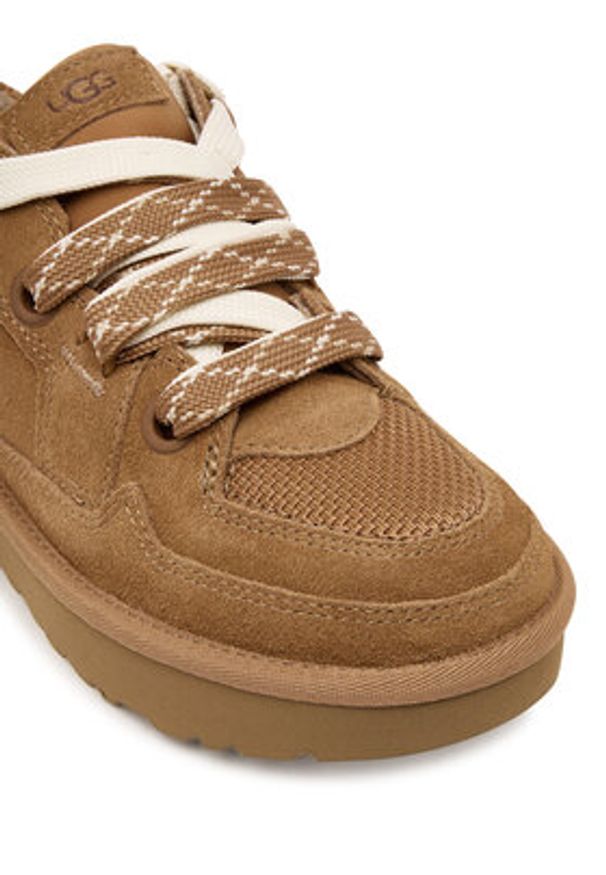 Ugg Sneakersy Sneakersy W Lo Lowmel 1168890 Brązowy. Kolor: brązowy. Materiał: zamsz, skóra