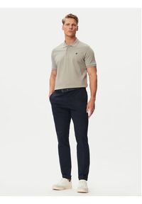 Beverly Hills Polo Club Polo P-SS26M-P42560 Szary Regular Fit. Typ kołnierza: polo. Kolor: szary. Materiał: bawełna #4