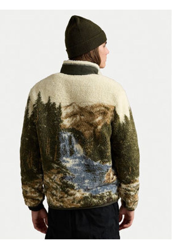 Polo Ralph Lauren Polar 710980791001 Zielony Relaxed Fit. Typ kołnierza: polo. Kolor: zielony. Materiał: syntetyk