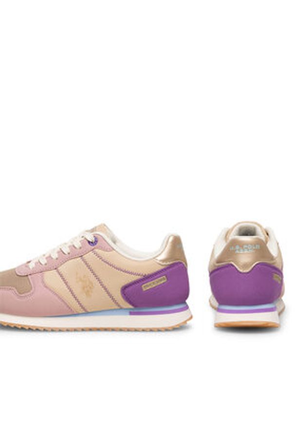 U.S. Polo Assn. Sneakersy ALTENA002 Różowy. Kolor: różowy. Materiał: materiał