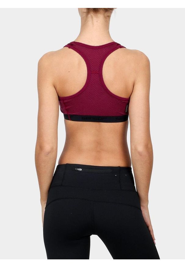 SENSOR - Stanik sportowy Sensor Merino DF Bra. Kolor: fioletowy