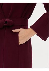 MAX&Co. Płaszcz wełniany Longrun 70140423 Bordowy Regular Fit. Kolor: czerwony. Materiał: wełna #3