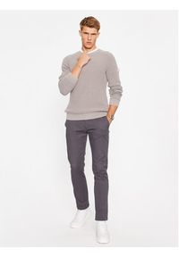 JOOP! Jeans Sweter 30037715 Szary Modern Fit. Kolor: szary. Materiał: bawełna #3