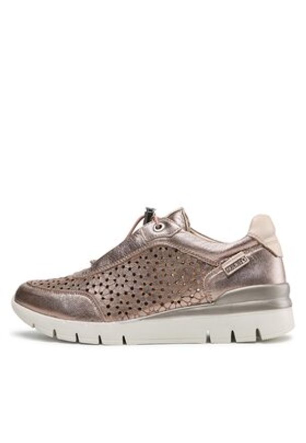 Pikolinos Sneakersy W4R-6584CL Złoty. Kolor: złoty. Materiał: skóra