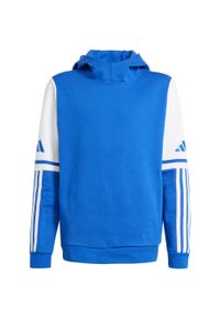 Adidas - Bluza dla dzieci adidas Squadra 25 Sweat Hoody. Kolor: biały, wielokolorowy, niebieski