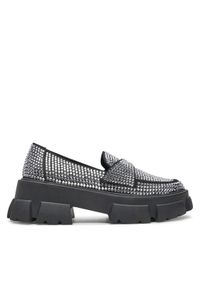 Steve Madden Loafersy Trifecta_R SM11003506 Srebrny. Kolor: srebrny. Materiał: materiał #1