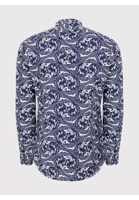 Pako Lorente - PAKO LORENTE – Granatowa koszula w oryginalny wzór. Okazja: na co dzień. Kolor: niebieski. Styl: casual #10