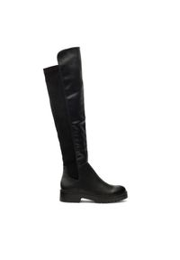 DeeZee Muszkieterki XENIA H58573-10 Czarny. Kolor: czarny. Materiał: skóra