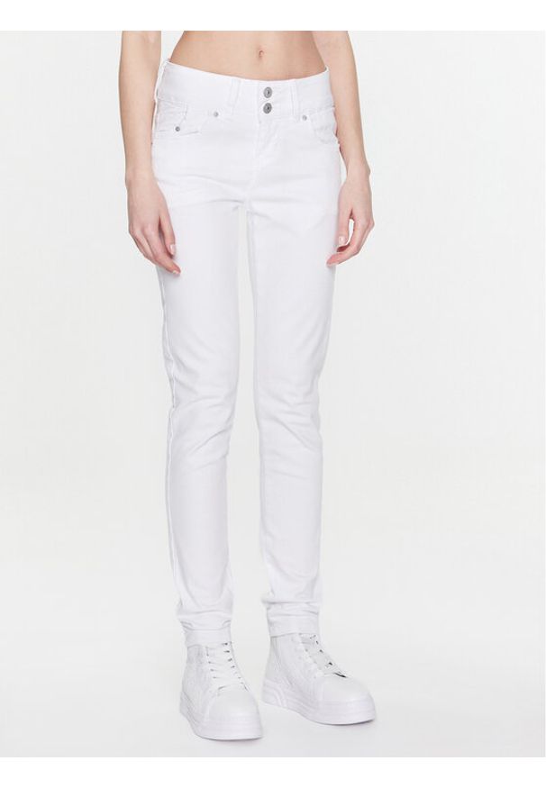 LTB Jeansy Molly M 51468 14776 Biały Slim Fit. Kolor: biały