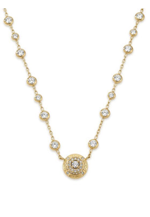 Guess Naszyjnik JUBN06 283JW Złoty. Materiał: ze stali, ze stali nierdzewnej. Kolor: złoty