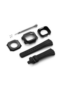Daniel Wellington etui na smartwatch kolor czarny. Rodzaj zegarka: smartwatch. Kolor: czarny. Materiał: tworzywo sztuczne, materiał #2