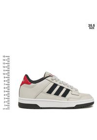 Adidas - adidas Buty do koszykówki Rapid Court Low JR3178 Beżowy. Kolor: beżowy. Materiał: skóra. Sport: koszykówka #7