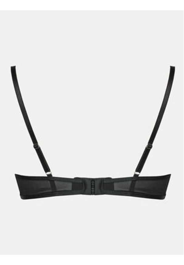 Hunkemöller Biustonosz z fiszbiną Isabelle 184822 Czarny. Kolor: czarny. Materiał: syntetyk