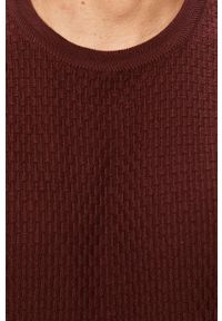 Selected - Sweter. Kolor: czerwony. Materiał: materiał #5