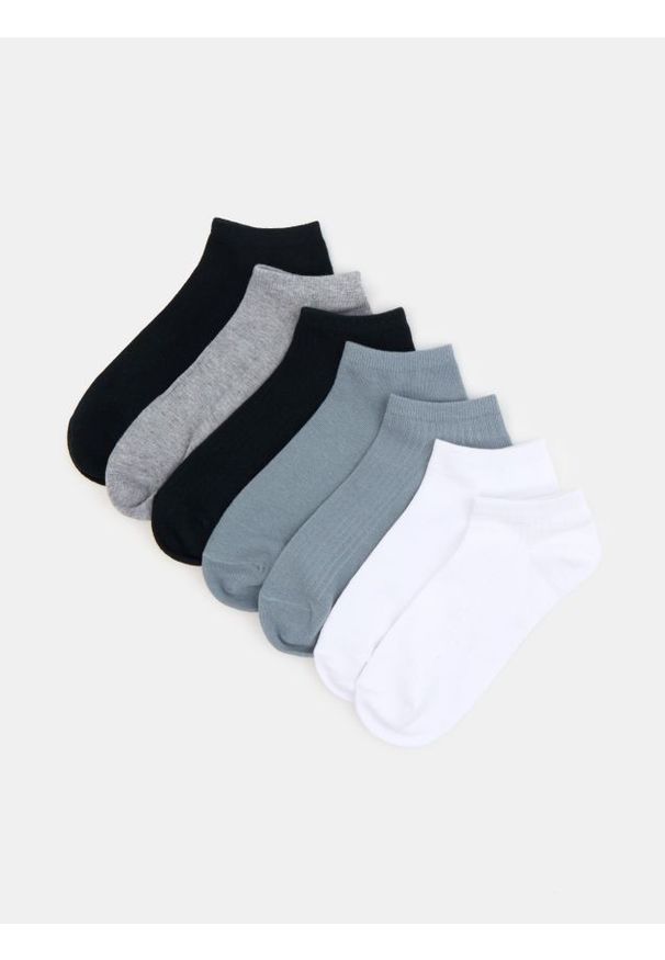 Sinsay - Bawełniane skarpetki 7 pack - wielobarwny. Materiał: bawełna
