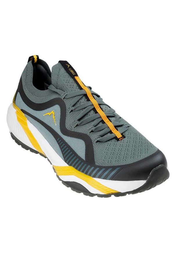 Elbrus - Męskie Buty Turystyczne Elmisti. Kolor: pomarańczowy, wielokolorowy, zielony