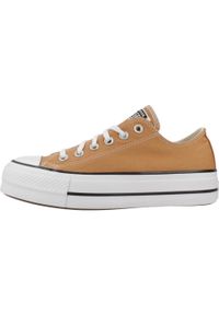 Tenisówki Converse Model Chuck Taylor All Star Lift Ox Kolor Brązowy. Kolor: brązowy. Materiał: tkanina. Model: Converse All Star