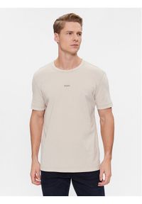 BOSS - Boss T-Shirt Tokks 50502173 Beżowy Regular Fit. Kolor: beżowy. Materiał: bawełna #1