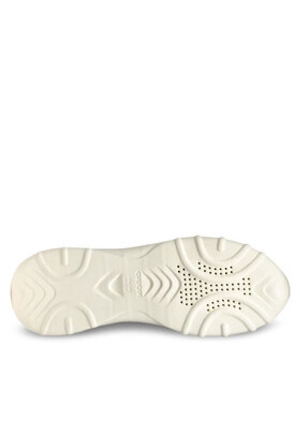 Geox Sneakersy D36LPB 05422 C1122 Écru. Materiał: zamsz, skóra