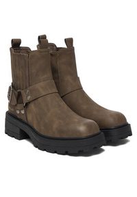 Replay - REPLAY Botki GWL68.000.C0007S Brązowy. Kolor: brązowy. Materiał: skóra #5