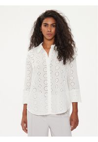 JDY Koszula Tallie 15292179 Biały Regular Fit. Kolor: biały. Materiał: bawełna