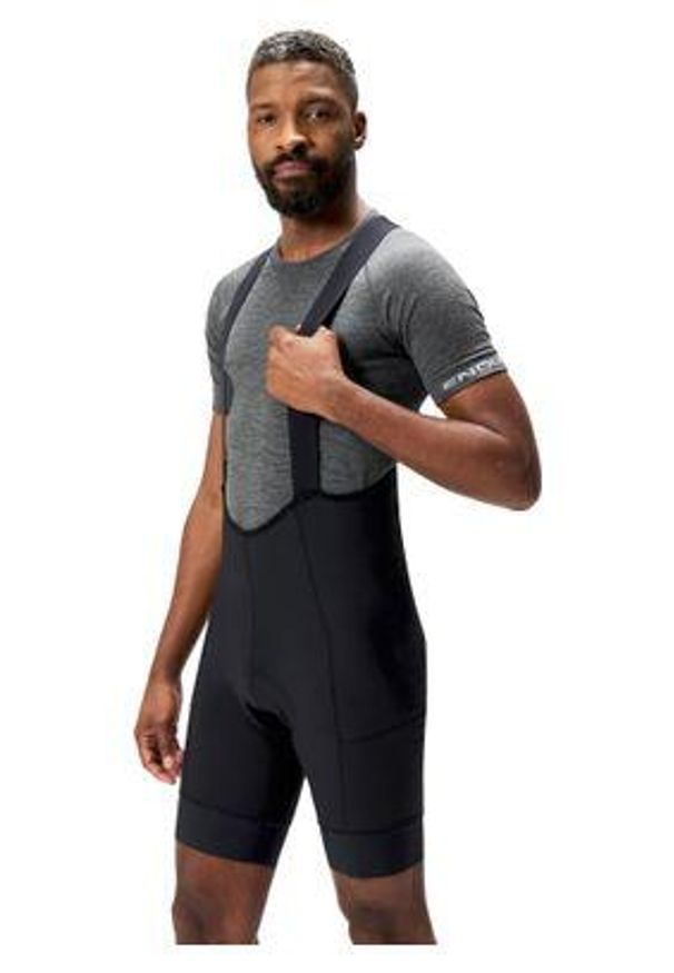 ENDURA - Spodenki rowerowe męskie Endura Loop Bibshort. Kolor: czarny. Długość: krótkie. Sezon: lato