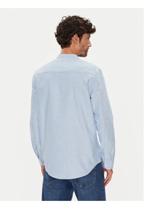 Tommy Jeans Koszula Essential DM0DM21690 Błękitny Regular Fit. Kolor: niebieski. Materiał: bawełna